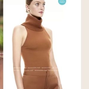 Alice and Olivia sleeveless turtleneck